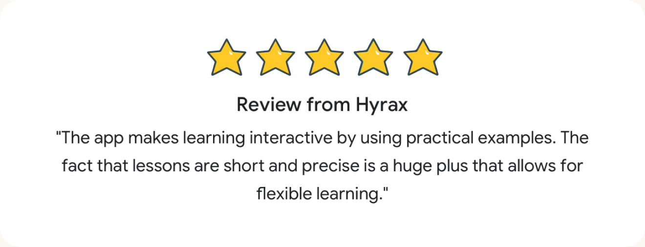 5-star Google Primer review